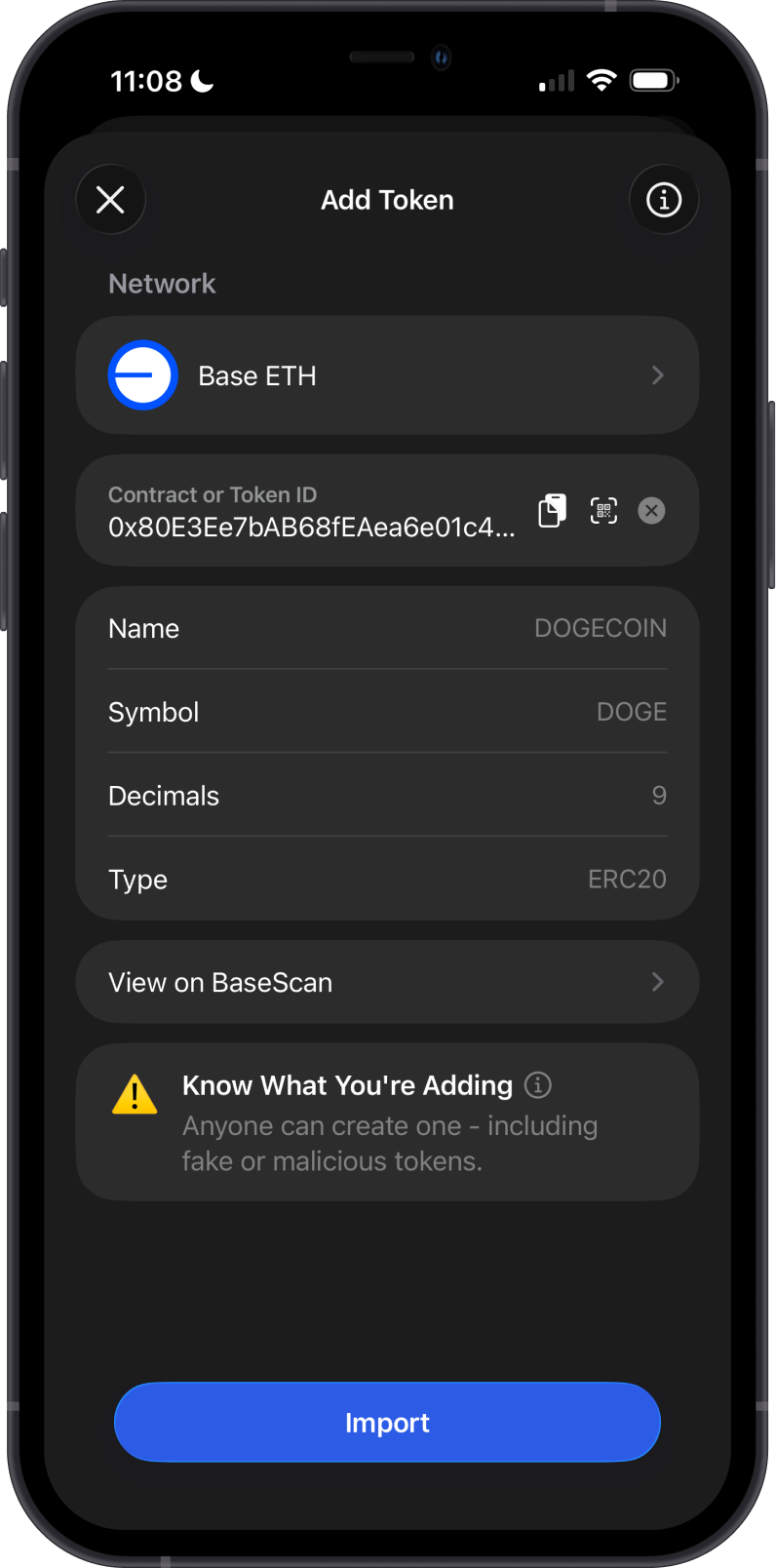 Review Custom Token