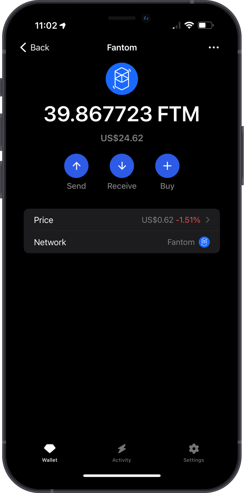 Fantom on Gem Wallet