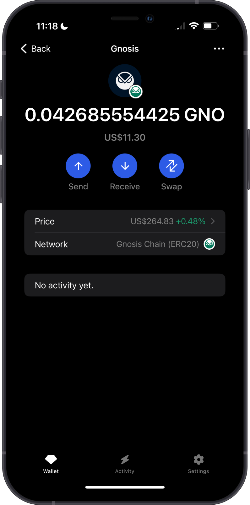 Gnosis Chain on Gem Wallet