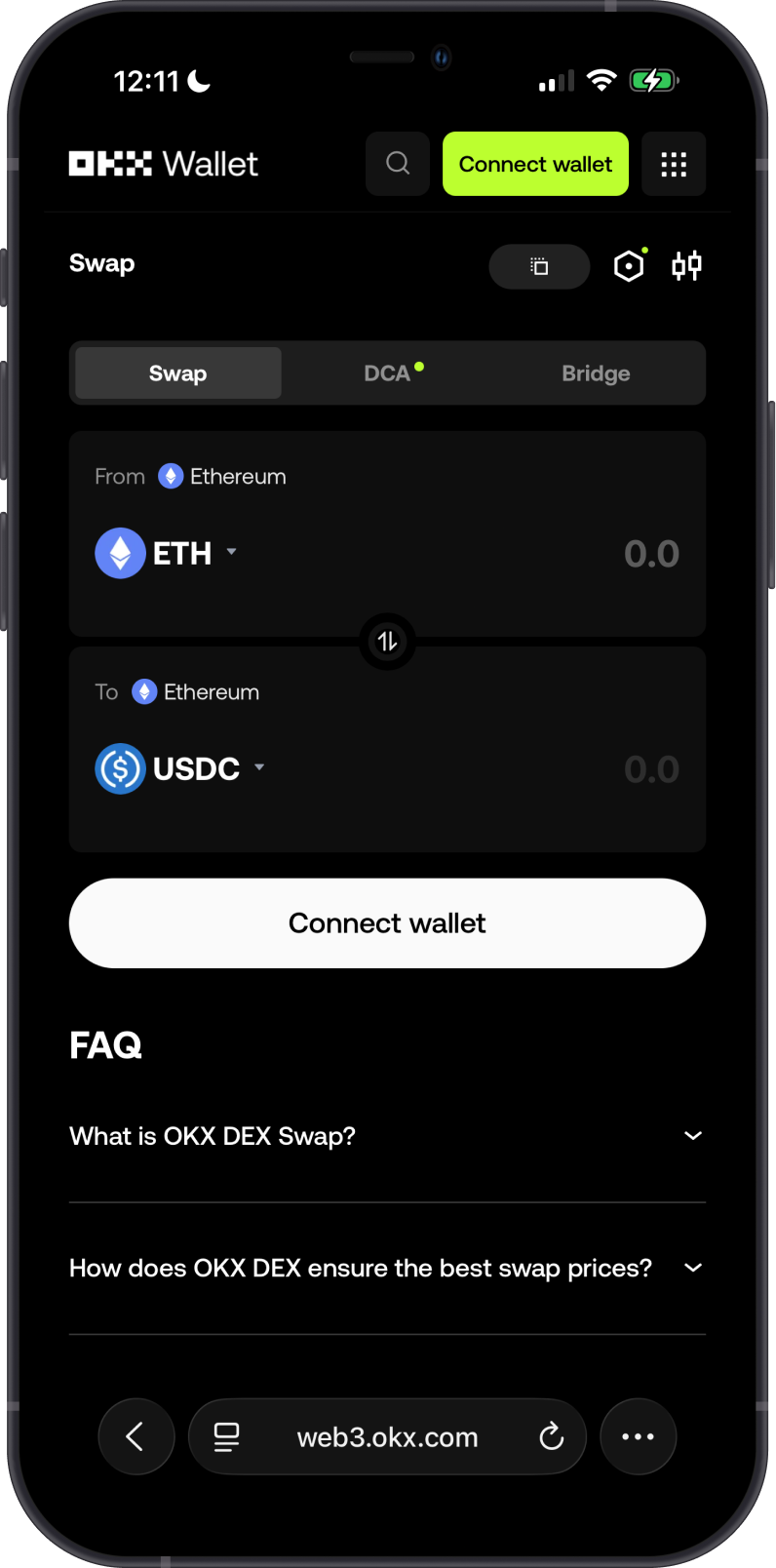 OKX DEX Site