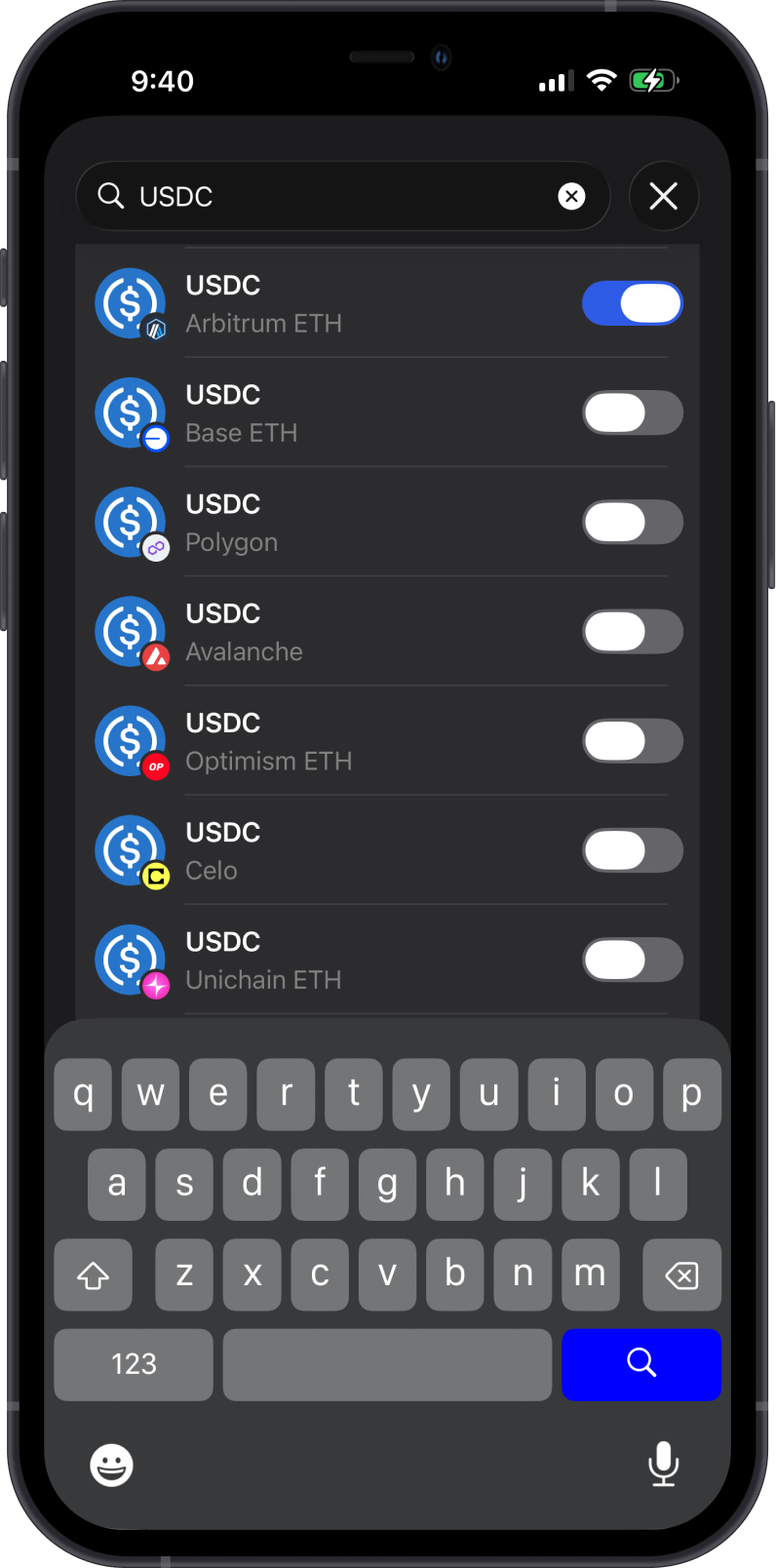 Enable USDC on Arbitrum