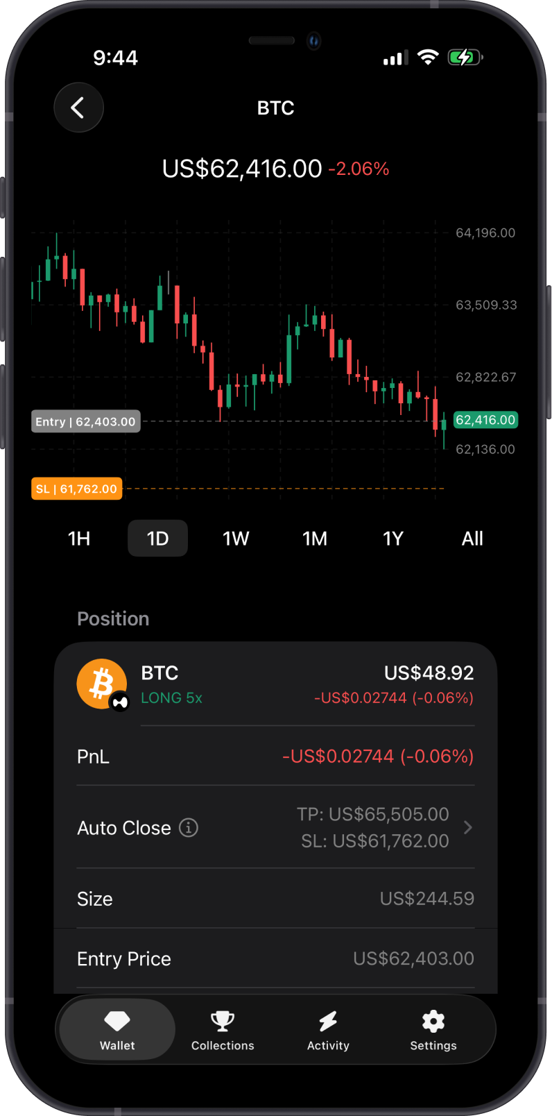 Open Long Example