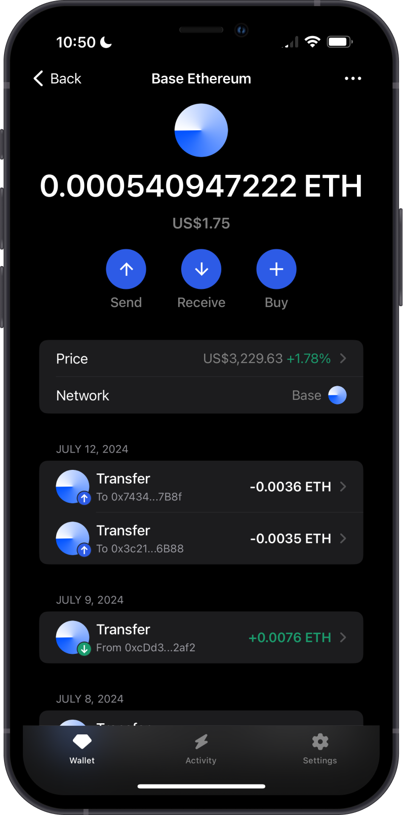 Open Gem Wallet