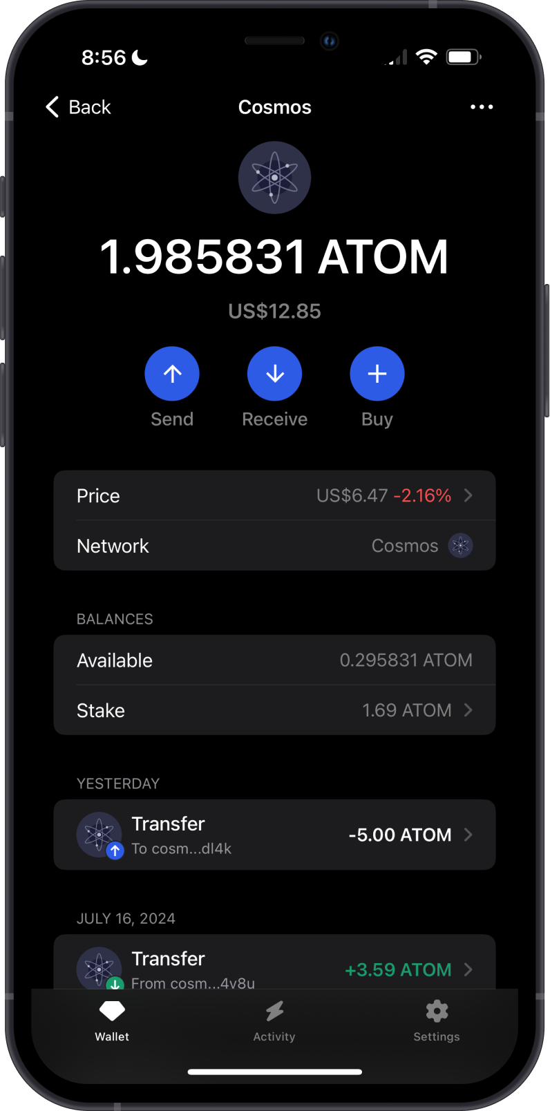 Open Gem Wallet