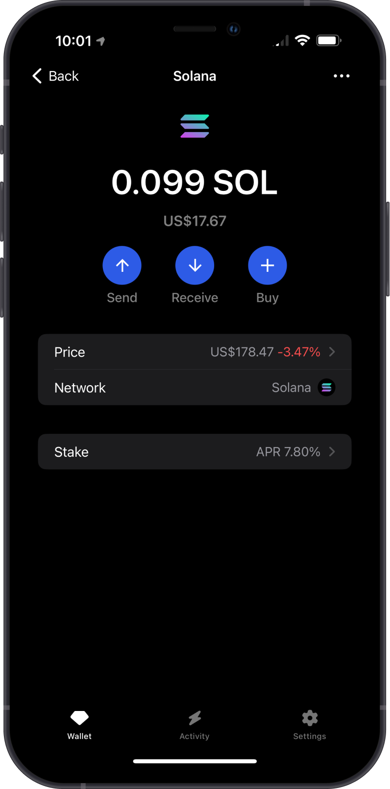 Open Solana Wallet