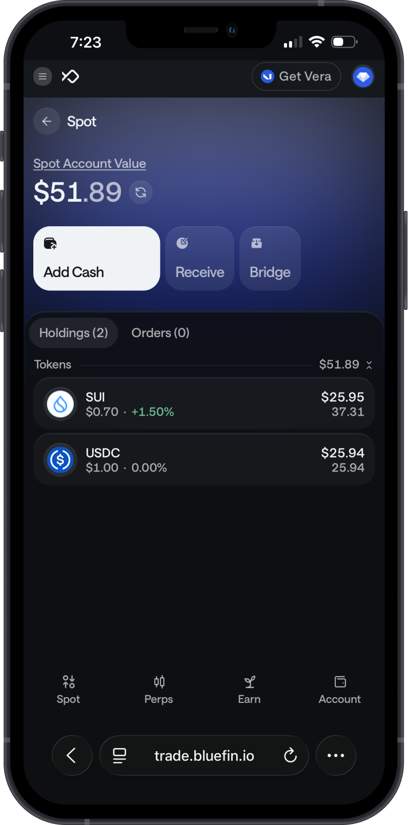 Updated Bluefin portfolio after the swap