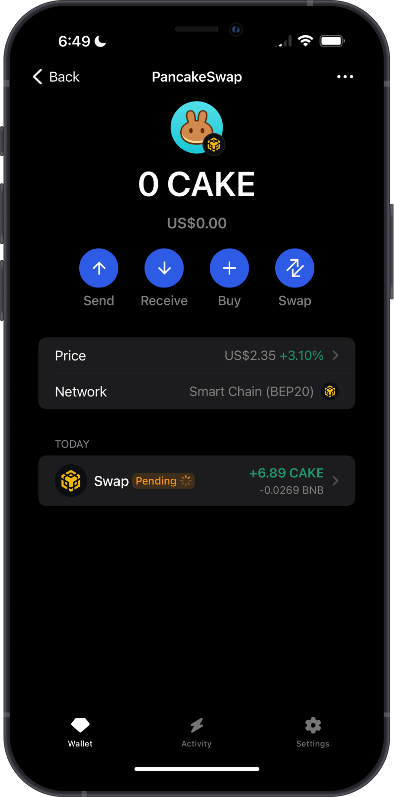 Swap Fee on Smart Chain