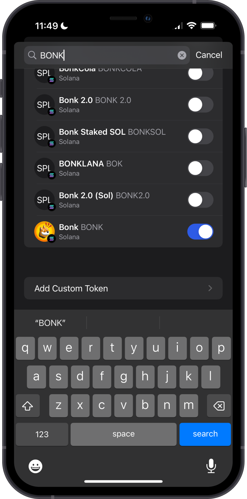 Add Token