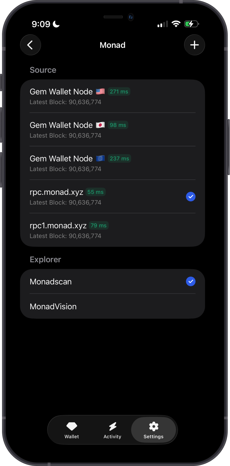 Switch to Another Network Node