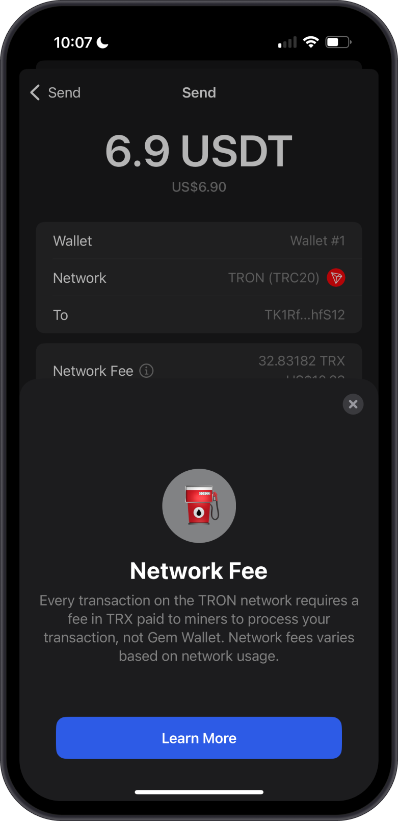 Set Network Fees