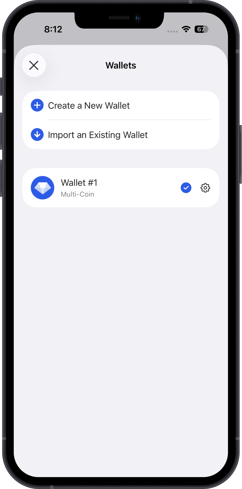 Multiple Wallets Enabled